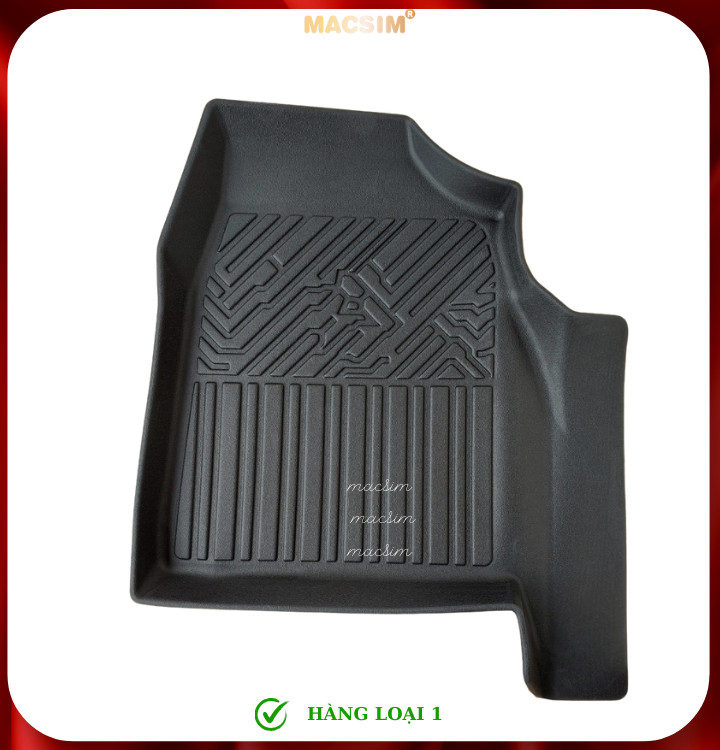 Thảm lót sàn xe sd2 ô tô Toyota Innova Cross 2023+ (8 chỗ) Nhãn hiệu Macsim chất liệu nhựa TPE cao cấp màu đen