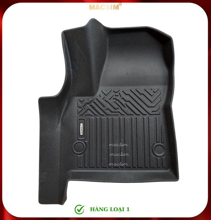 Thảm lót sàn xe sd2 ô tô Toyota Innova Cross 2023+ (8 chỗ) Nhãn hiệu Macsim chất liệu nhựa TPE cao cấp màu đen
