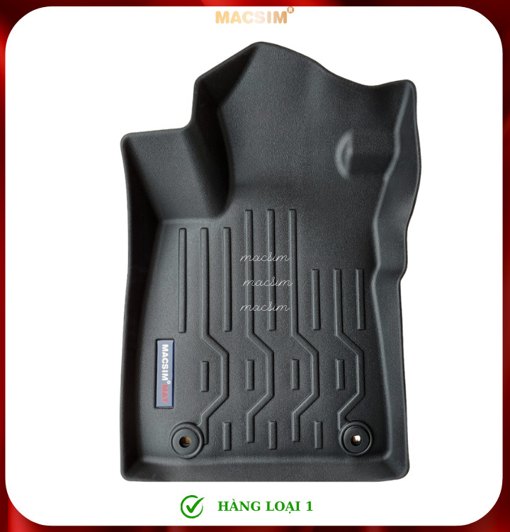 Thảm lót sàn xe ô tô MG RX5(hn) Nhãn hiệu Macsim chất liệu nhựa TPV cao cấp màu đen