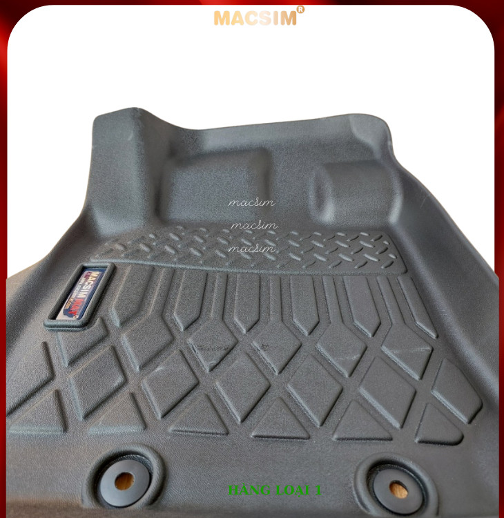 Thảm lót sàn ô tô Isuzu Mux 2022+ Macsim - Tpe chuẩn phom, Sử dụng lâu dài (Mã 01)