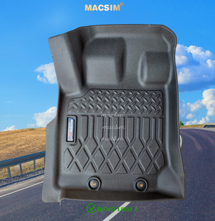 Thảm lót sàn ô tô Isuzu Mux 2022+ Macsim - Tpe chuẩn phom, Sử dụng lâu dài (Mã 01)