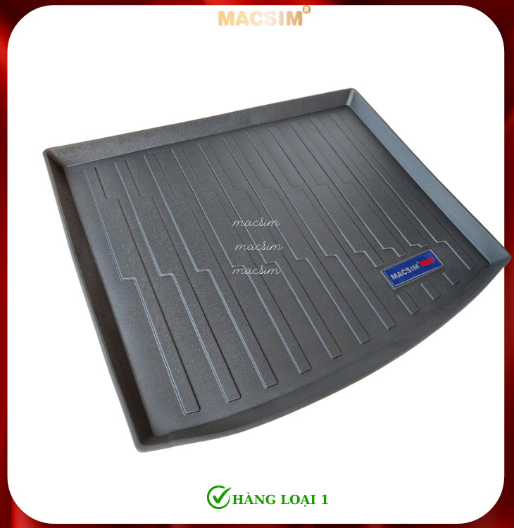 Thảm lót cốp ô tô MG RX5 (2024-Nay) MACSIM màu đen – TPV cao cấp, chuẩn form, bền bỉ (mã 05)