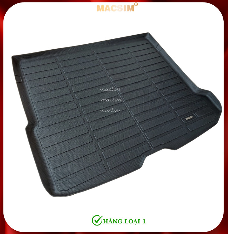 Thảm lót cốp xe ô tô Mercedes GLC 2023+ nhãn hiệu Macsim chất liệu TPV cao cấp màu đen