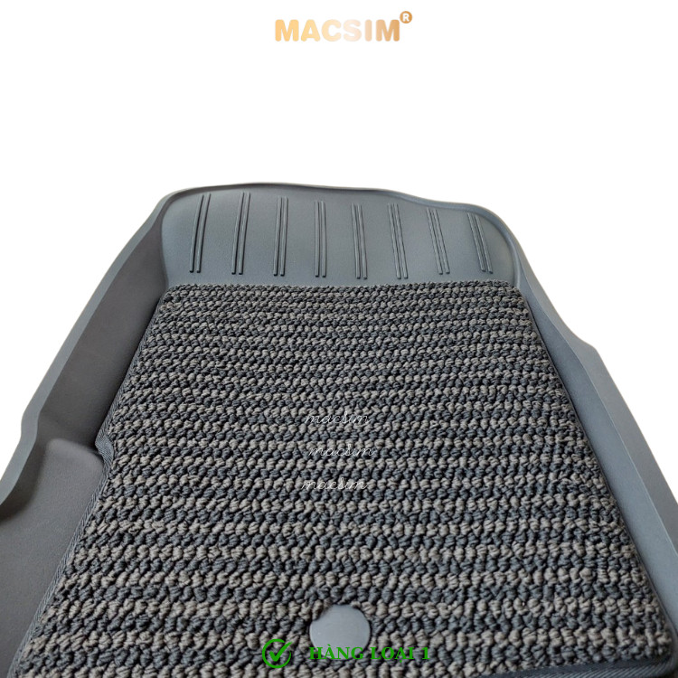 Thảm lót sàn ô tô 2 lớp cao cấp dành cho xe Ford Raptor 2022+ nhãn hiệu Macsim 3w chất liệu TPE