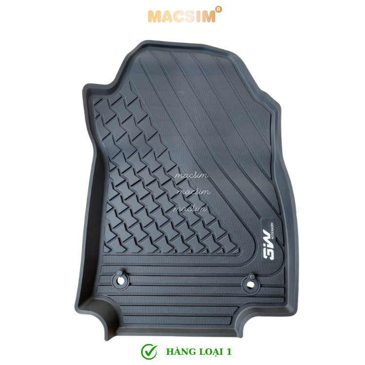 Thảm lót sàn xe ô tô Lexus NX 2022+ Nhãn hiệu Macsim 3W chất liệu nhựa TPE đúc khuôn cao cấp - màu đen