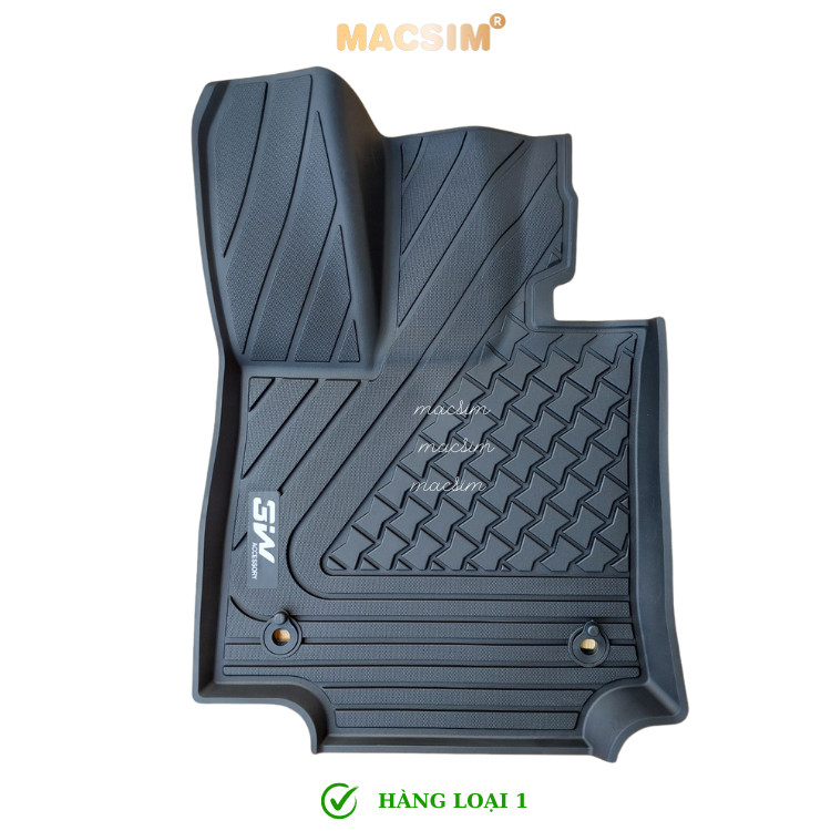 Thảm lót sàn xe ô tô Lexus NX 2022+ Nhãn hiệu Macsim 3W chất liệu nhựa TPE đúc khuôn cao cấp - màu đen