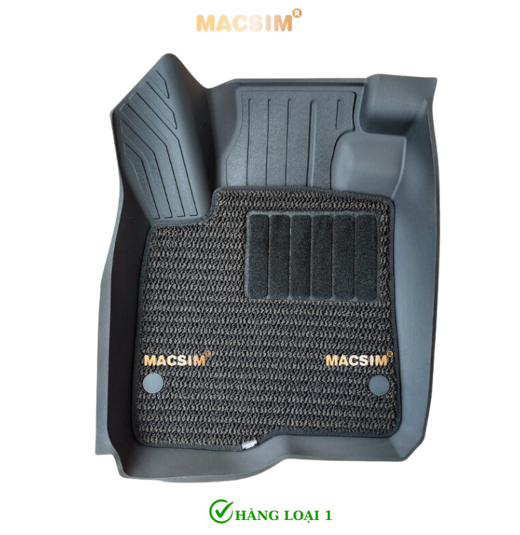 Thảm lót sàn ô tô 2 lớp cao cấp dành cho xe Honda CRV 2023+ nhãn hiệu Macsim 3w chất liệu TPE