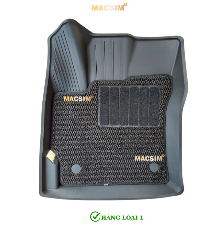 Thảm lót sàn ô tô 2 lớp cao cấp dành cho xe Toyota Corolla Altis 2020+ nhãn hiệu Macsim 3w chất liệu TPE
