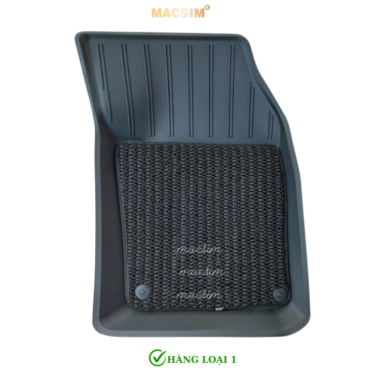 Thảm lót sàn ô tô 2 lớp cao cấp dành cho xe Volvo S90 LWB new nhãn hiệu Macsim 3w chất liệu TPE