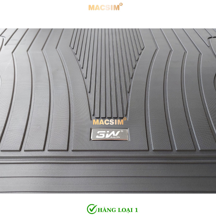 Thảm lót cốp xe ô tô Mercedes GLC 2023+ nhãn hiệu Macsim 3W chất liệu TPE cao cấp màu đen