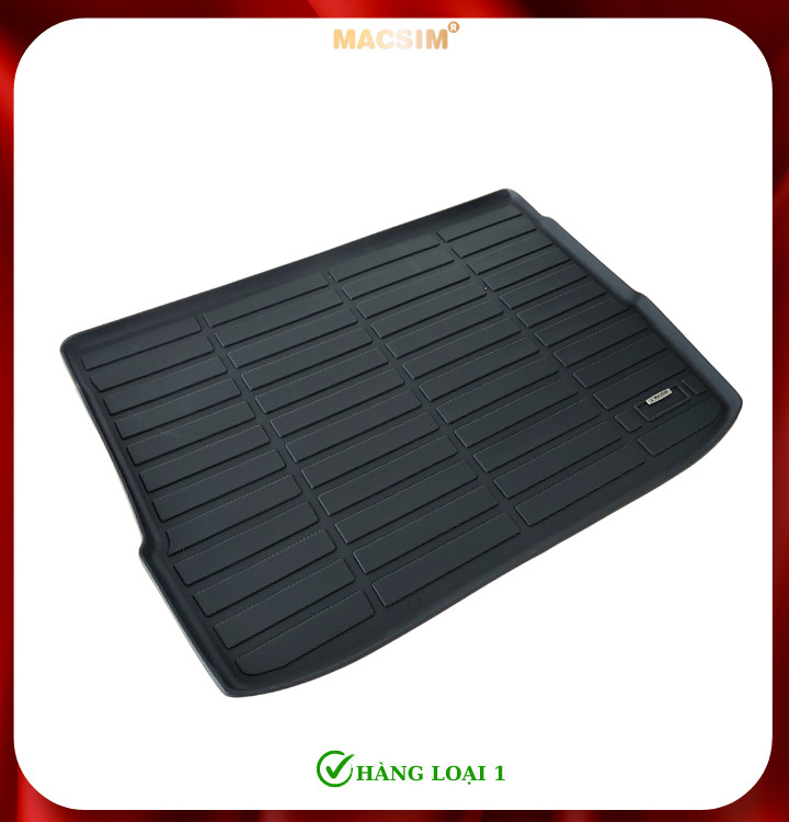 Thảm lót cốp xe ô tô Mitsubishi XFORCE nhãn hiệu Macsim chất liệu TPE cao cấp màu đen