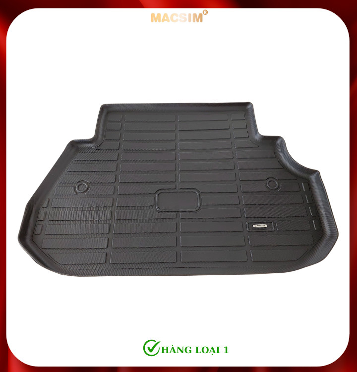 Thảm lót cốp xe ô tô Ford Everest 2008-2015 nhãn hiệu Macsim chất liệu TPE cao cấp màu đen