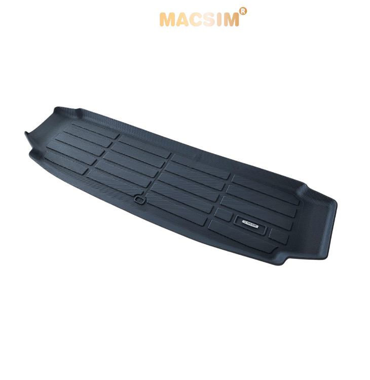 Thảm lót cốp xe ô tô Honda BRV 2022+ Nhãn hiệu Macsim chất liệu nhựa TPE cao cấp màu đen
