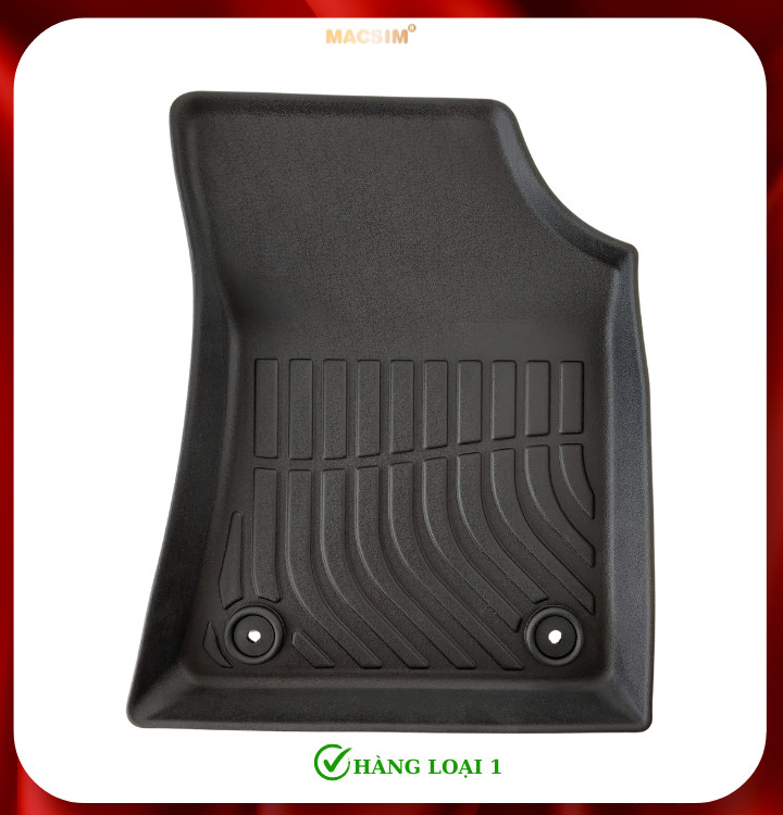 Thảm lót sàn xe ô tô VinFast Nerio Green Nhãn hiệu Macsim chất liệu nhựa TPE cao cấp màu đen
