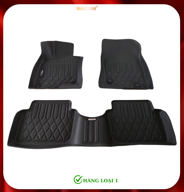 Thảm lót sàn ô tô Mazda 3 2014-2019  Macsim - TPE chuẩn phom, Sử dụng lâu dài (Mã 01)
