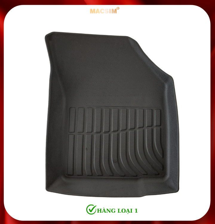 Thảm lót sàn xe ô tô Suzuki Swift 2019-nay (sd) Nhãn hiệu Macsim chất liệu nhựa TPE cao cấp màu đen