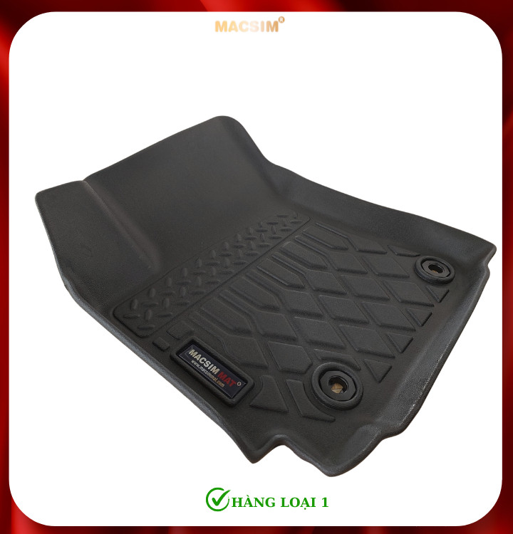 Thảm lót sàn xe ô tô Toyota Corolla Altis 2016-2021 (sd) Nhãn hiệu Macsim chất liệu nhựa TPE cao cấp màu đen