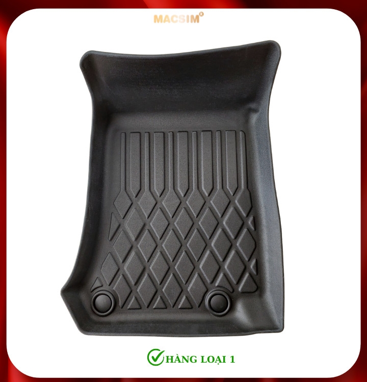 Thảm lót sàn sd1 xe ô tô Mercedes GLC 2016-2022 (sd) Nhãn hiệu Macsim chất liệu nhựa TPE cao cấp màu đen