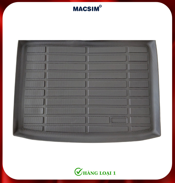 Thảm lót cốp xe ô tô Vinfast VF6 Nhãn hiệu Macsim chất liệu nhựa TPE cao cấp màu đen