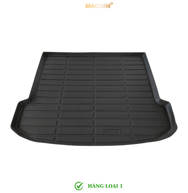 Thảm lót cốp xe ô tô Vinfast VF8 Nhãn hiệu Macsim chất liệu nhựa TPE cao cấp màu đen