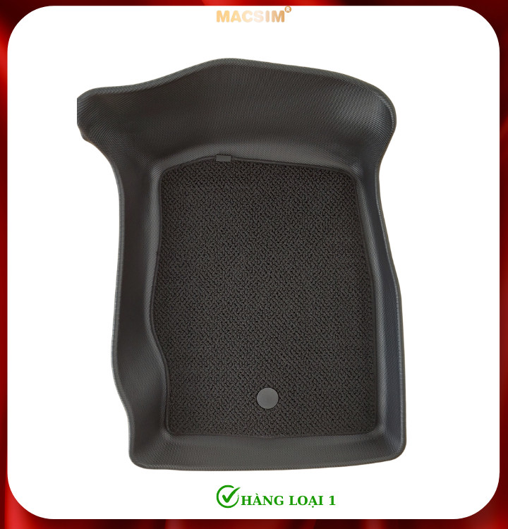 Thảm lót sàn ô tô 2 lớp cao cấp dành cho xe Ford Explorer 2019-nay (qd) nhãn hiệu Macsim chất liệu TPE màu đen