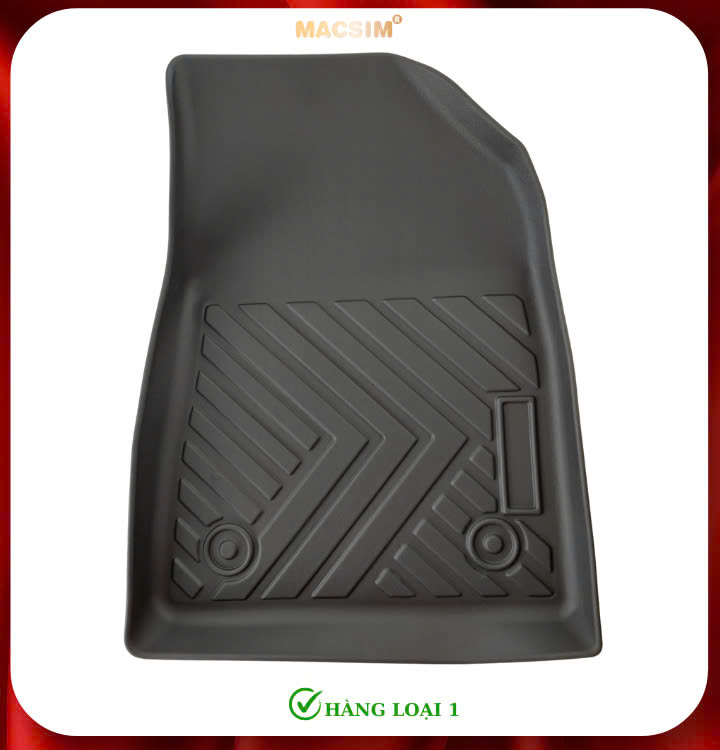 Thảm lót sàn xe ô tô BYD ATTO 3 2024+ Nhãn hiệu Macsim chất liệu nhựa TPE cao cấp màu đen