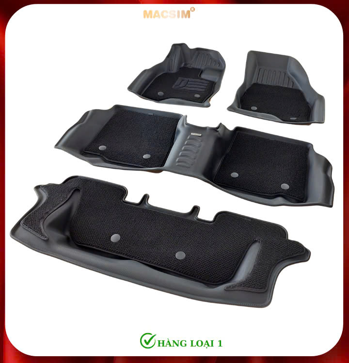 Thảm qd 2 lớp Ford Explorer 2011-2019 nhãn hiệu Macsim  chất liệu TPV