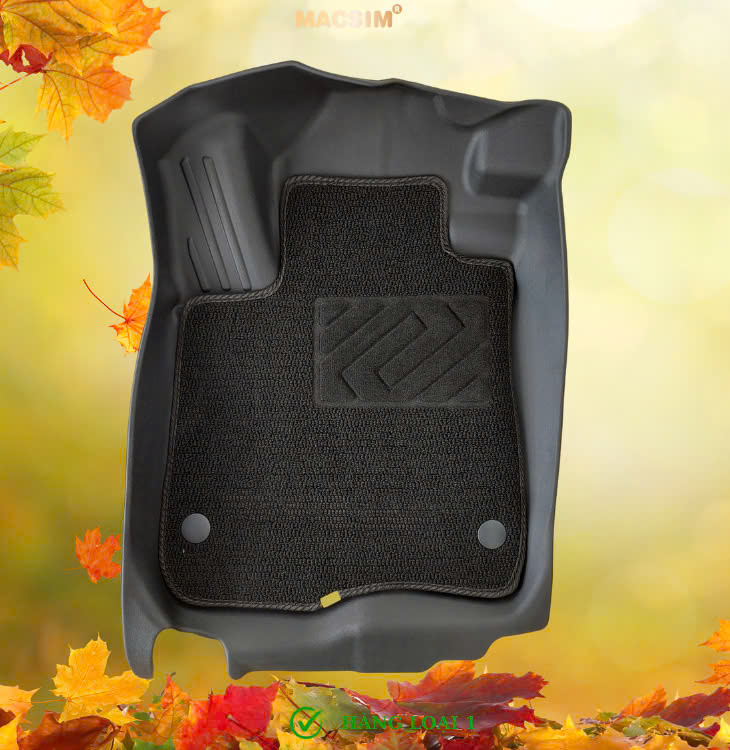 Thảm lót sàn xe ô tô 2 lớp Honda CRV 2023+ (2 hàng ghế sd3) Nhãn hiệu Macsim chất liệu nhựa TPE cao cấp màu đen