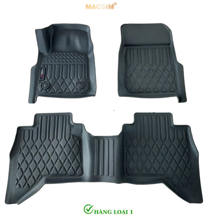 Thảm lót sàn trám sd1 xe ô tô Isuzu D-max 2020 - nay Nhãn hiệu Macsim