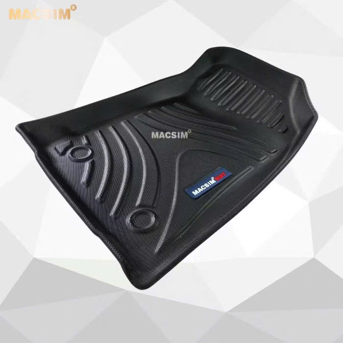 Thảm lót sàn xe ô tô qd Isuzu D-max 2014-2020 qd Nhãn hiệu Macsim chất liệu nhựa TPV cao cấp
