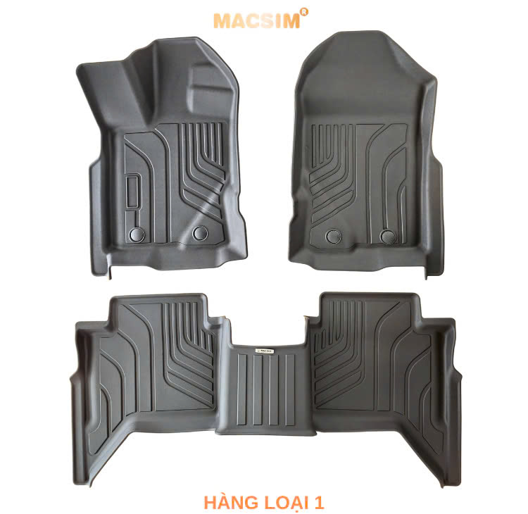 Thảm lót sàn ô tô Ford Ranger 2022+ Macsim - Tpe chuẩn phom, Sử dụng lâu dài (Mã 03)