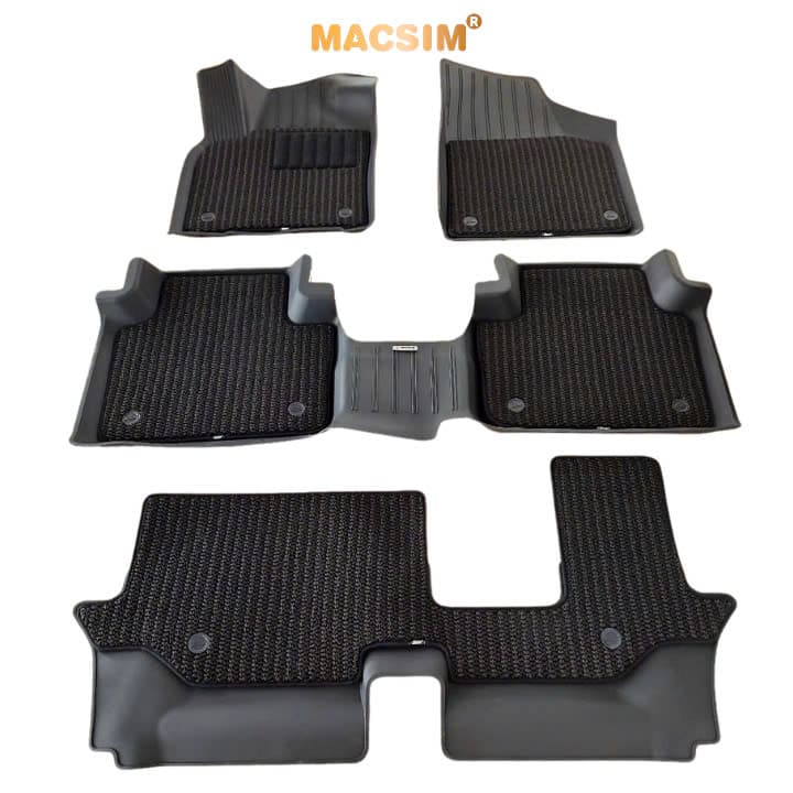 Thảm lót chân ô tô Volkswagen Teramont 3W 2 lớp