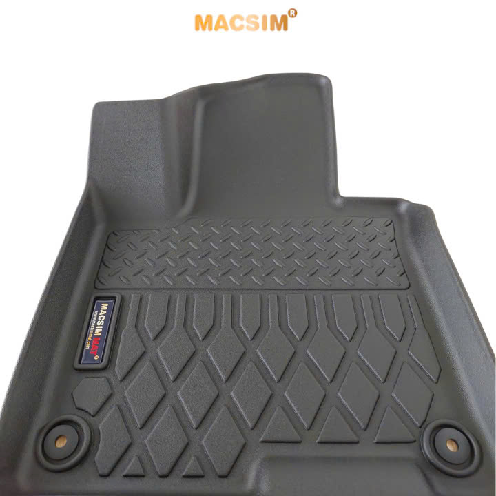 Thảm lót sàn sd1 trám xe ô tô Kia Sportage Nhãn hiệu Macsim chất liệu nhựa TPE cao cấp màu đen