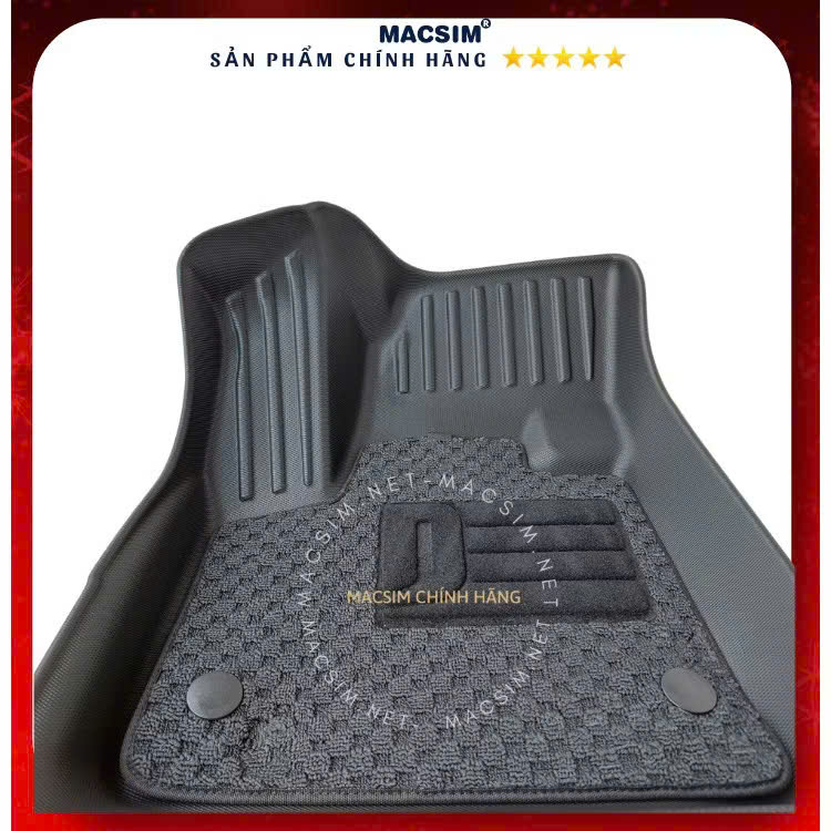 Thảm qd (2 lớp) Peugoet 5008 màu đen Nhãn hiệu Macsim
