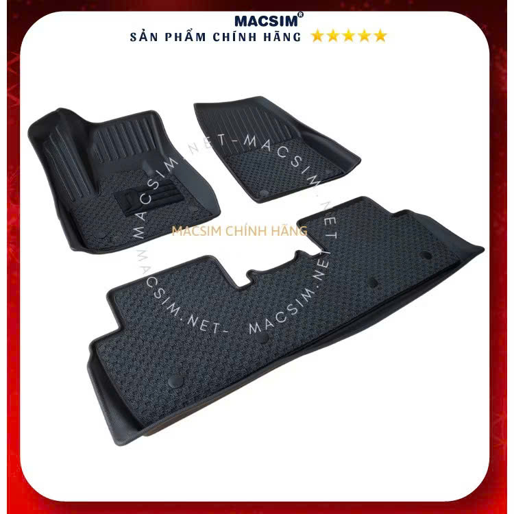 Thảm qd (2 lớp) Peugoet 5008 màu đen Nhãn hiệu Macsim