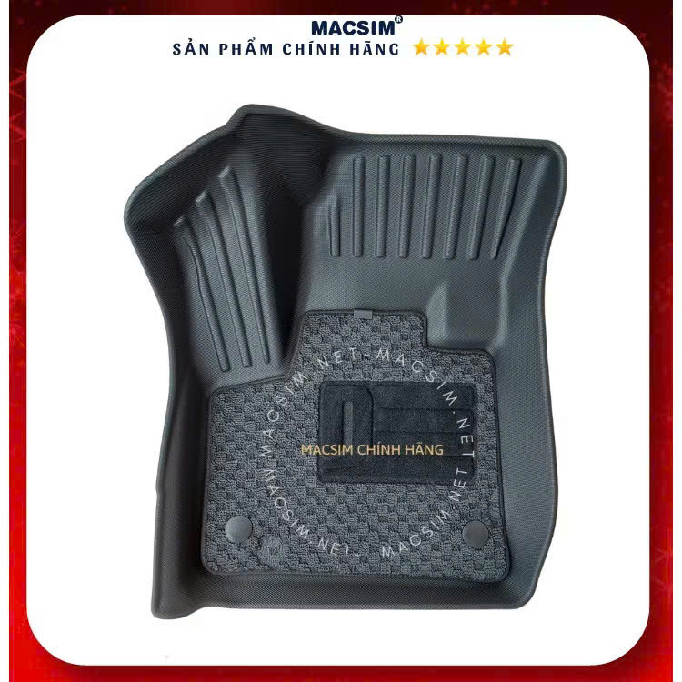 Thảm qd (2 lớp) Peugoet 5008 màu đen Nhãn hiệu Macsim