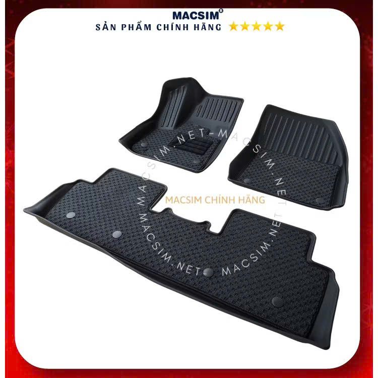 Thảm qd (2 lớp) Peugoet 5008 màu đen Nhãn hiệu Macsim