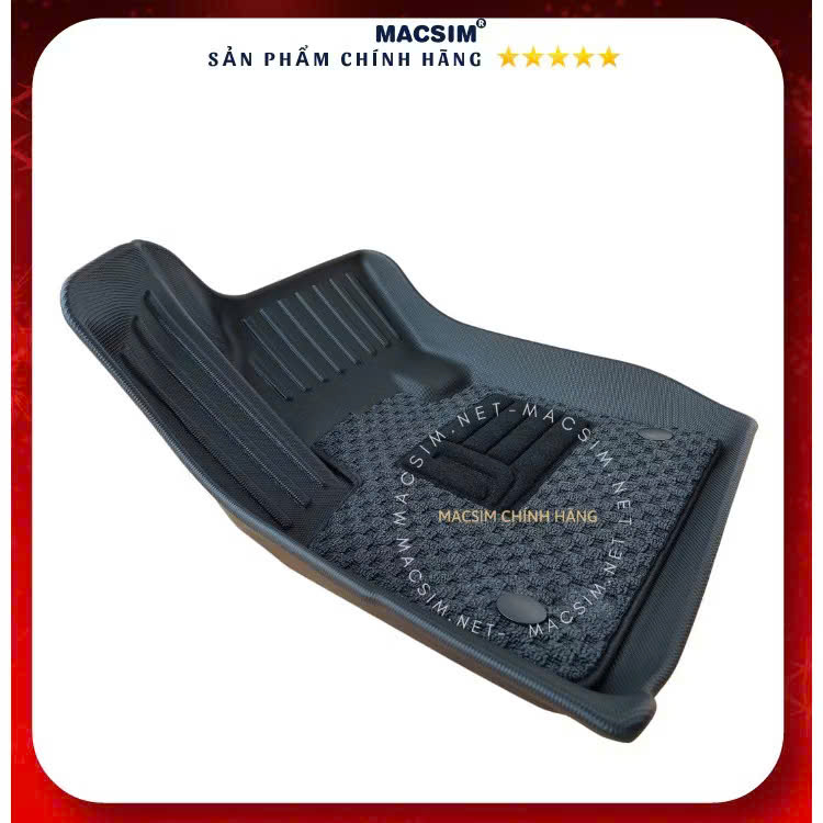 Thảm qd (2 lớp) Peugoet 5008 màu đen Nhãn hiệu Macsim