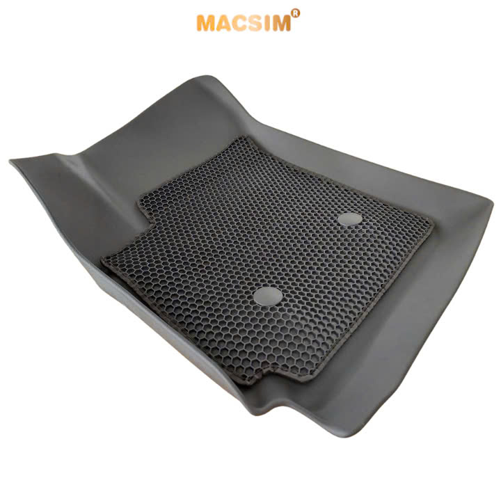 Thảm Lót Sàn Ô Tô Huyndai i10 (2014-2021) Macsim – 2 Lớp cao su đen, Chuẩn Phom, Sử dụng lâu dài (Mã 03)