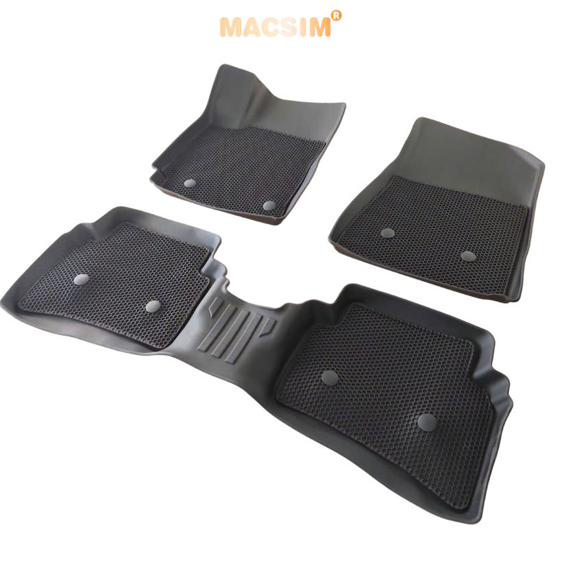 Thảm Lót Sàn Ô Tô Huyndai Venue Macsim – 2 Lớp cao su, Chuẩn Phom, Dễ Vệ Sinh(Mã 03)