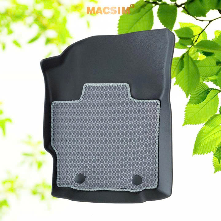 Thảm lót sàn ô tô Toyota yaris Cross 2023+  Macsim - cao su ghi, chuẩn phom, dễ vệ sinh (Mã 03)