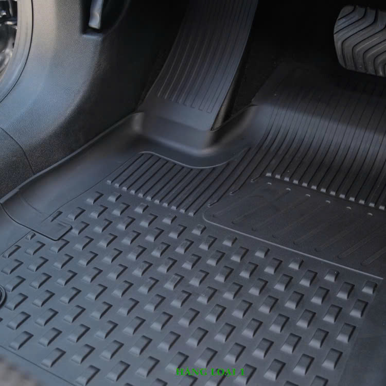 Thảm lót sàn ô tô nhựa TPE Silicon Hyundai I20  2020+ Black Nhãn hiệu Macsim