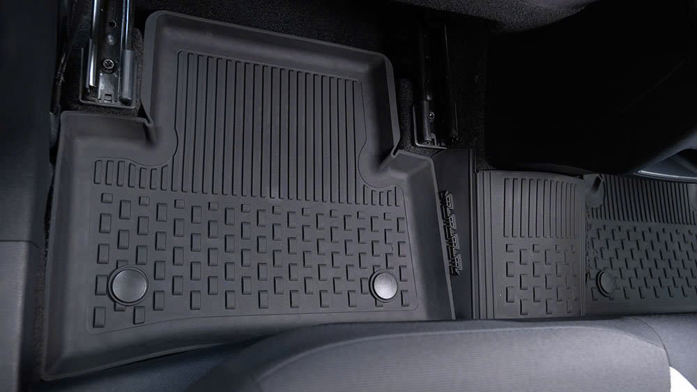 Thảm lót sàn ô tô nhựa TPE Silicon KIA K5 2022+ Black Nhãn hiệu Macsim