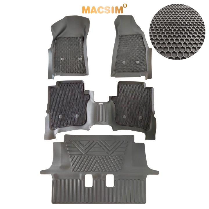 Thảm Lót Sàn Ô Tô Ford Everest 2005–2015 Macsim – 2 Lớp cao su, Chuẩn Phom, Dễ Vệ Sinh(Mã 03)