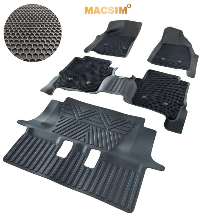 Thảm Lót Sàn Ô Tô Ford Everest 2005–2015 Macsim – 2 Lớp cao su, Chuẩn Phom, Dễ Vệ Sinh(Mã 03)