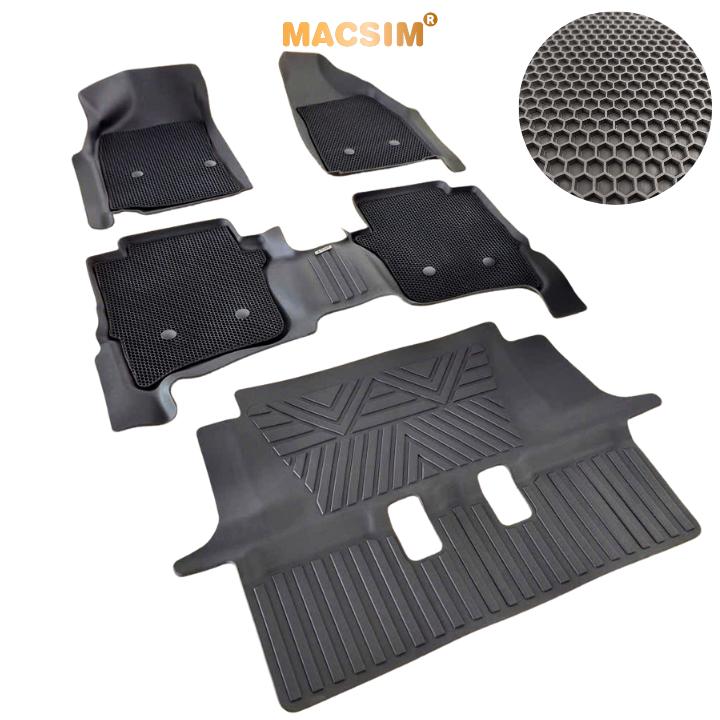 Thảm Lót Sàn Ô Tô Ford Everest 2005–2015 Macsim – 2 Lớp cao su, Chuẩn Phom, Dễ Vệ Sinh(Mã 03)
