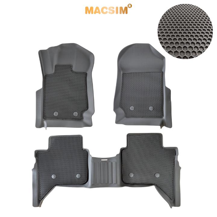 Thảm Lót Sàn Ô Tô Ford ranger (2012-2021) Macsim – 2 Lớp cao su, Chuẩn Phom, Dễ Vệ Sinh(Mã 03)