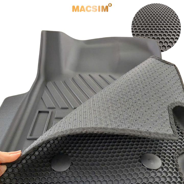 Thảm Lót Sàn Ô Tô Ford ranger (2012-2021) Macsim – 2 Lớp cao su, Chuẩn Phom, Dễ Vệ Sinh(Mã 03)