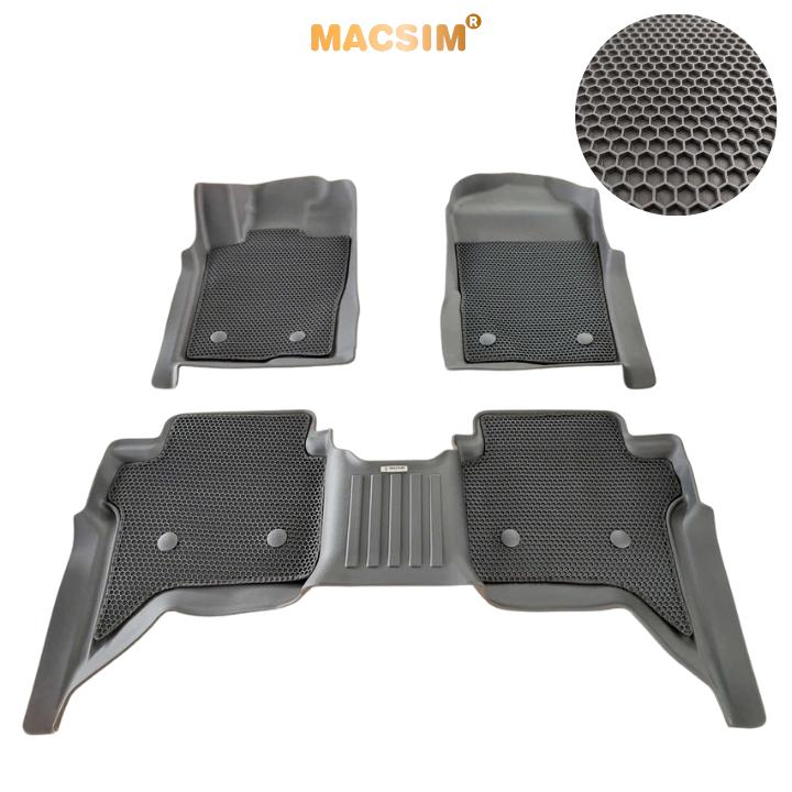 Thảm Lót Sàn Ô Tô Ford Ranger 2023+ Macsim – 2 Lớp Cao Su, Chuẩn Phom, Dễ Vệ Sinh (Mã 03)
