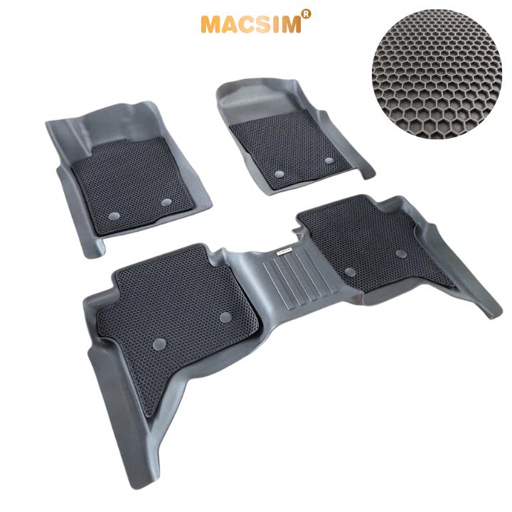 Thảm Lót Sàn Ô Tô Ford Ranger 2023+ Macsim – 2 Lớp Cao Su, Chuẩn Phom, Dễ Vệ Sinh (Mã 03)